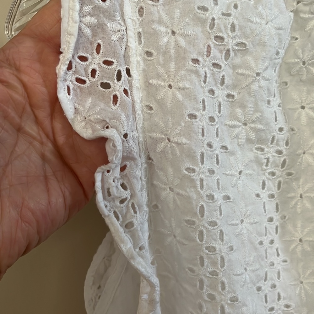& Other Stories White Eyelet Mini Dress - Picture 7 of 14